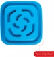 Миска Dexas Slow Maze Feeder силиконовая квадратная для медленного кормления 0.96 л Голубая (PW3042194) - изображение 2