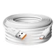 Кабель USB - Type-C 2A для зарядки і живлення 5 м Білий ( код: USB Type-C 5m ) - зображення 1