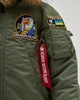 Аляска N-3B дівоча з нашивками хакі 122 см - изображение 4