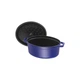 Кастрюля чугунная овальная Staub 33 cм 6.7 л королевский синий 11093376-B - изображение 3