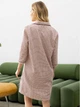 Халат женский хлопковый большого размера Roksana Fresh Look 1244 2XL Бордовый (2251744585010) - изображение 2