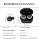 Навушники гарнітура Чорний A6 TWS Bluetooth (SH777432) - зображення 2