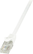 Patchcord LogiLink EconLine Cat 6 U-UTP 7.5 m White (CP2081U) - obraz 1