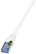 Patchcord LogiLink Cat 7 SFTP 2 m White (CQ4051S) - obraz 1