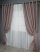 Комплект штор на люверсах VR-Textil Bagema Rvs № 1245ш Пудровый 150х250 см 2 шт (37-0018) - изображение 3