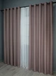 Комплект штор на люверсах VR-Textil Bagema Rvs № 1245ш Пудровый 150х250 см 2 шт (37-0018) - изображение 5