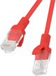 Patchcord Lanberg Cat 5e UTP 30 m Red (PCU5-10CC-3000-R) - obraz 1