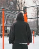 Худі оверсайз OGONPUSHKA Qoma Washed чорне XS - изображение 4