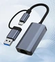 Сетевая карта Deepfox-2207 USB Type C/Type A RJ45 Gigabit Ethernet LAN адаптер сетевой 1000 Мбит/с - изображение 6