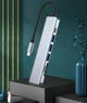 Док-станция 7 в 1 Deepfox2120 USB Type-C концентратор для ноутбука 7 портов HDMI картридер - изображение 5