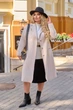 Полушерстяное легкое пальто Tatiana РЕЙН светло-бежевое 60 - изображение 2