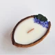 Ароматическая свеча из соевого воска с сухоцветом "Coconut" 100 г SP2344 - изображение 2