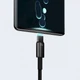 Кабель для швидкого заряджання Baseus Tungsten Gold Fast Charging USB to Type-C 100W 2м Чорний - зображення 14