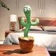 Танцующий и поющий кактус Dancing Cactus на 120 песен с подсветкой Зеленый - изображение 1