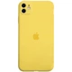 Чохол Fiji Silicone Case Full Camera для Apple iPhone 12 бампер накладка із захистом камери Sunny Yellow - зображення 1
