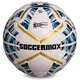 М'яч футбольний професійний Soccermax IMS 0004 розмір №5 White-Blue-Gold - зображення 1
