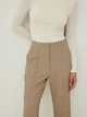 Брюки женские NA-KD 1018-008722-0005 34 Бежевые (7325945795235) - изображение 4
