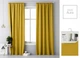 Готова штора Room99 Aura 140 х 250 см на тасьмі (8365214146) жовтий - изображение 2