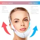 Микротоковый импульсный массажер для подбородка V Face Beauty Meter для подтяжки второго подбородка 5 режимов 8 уровней интенсивности Белый - изображение 4