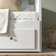 Раскладной диван - кровать с 2-мя матрасами IKEA HEMNES / ÅGOTNES белый 80х200 см 794.281.17 - изображение 5
