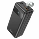Зовнішній акумулятор HOCO J86B Electric 22.5W fully compatible power bank(60000mAh) Black - изображение 1