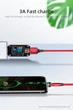 Магнітний кабель Essager Type-C 3А поворотний 360° FAST CHARGING 9V-2A/5V-3A передача даних 2000мм black (678559053114) - зображення 6