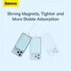 Павербанк з бездротовою зарядкою Qi 15W Baseus Magnetic Mini Wireless Fast Charge 2in1 10000mAh 20W 2.4A QC3.0+PD3.0 (PPCX030003) Блакитний - изображение 14
