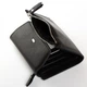 Женский кожаный кошелек Classik DR. BOND WN-23-12 black - изображение 2