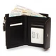 Женский кожаный кошелек Classik DR. BOND WN-23-12 black - изображение 7