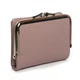 Женский кожаный кошелек Classik DR. BOND WN-23-14 pink-purple - изображение 5