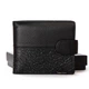 Мужской кожаный кошелек BE BRETTON 408L black - изображение 1