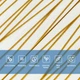 Самоклеящаяся 3D панель золотые ленты 700х700х5мм (440) SW-00001184 - изображение 3