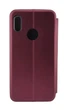 Чохол-книжка Premium для Xiaomi Redmi Note 5/ Note 5 pro з магнітом на підставці бордовий - зображення 3