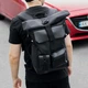 Городской рюкзак RollTop черный с отделением для ноутбука на 20-25 литров РоллТоп Rytm для путешествий - изображение 11