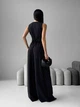 Стильный костюм Jadone Fashion Кастел XL чёрный - изображение 4
