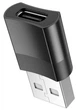 Перехідник адаптер Hoco UA17 USB Male to Type-C female (чорний) - зображення 2