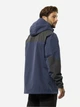 Спортивна вітрівка чоловіча Jack Wolfskin Jasper 2L Jkt M 1108373-1292 S Сіра з синім (4064886000017) - зображення 2