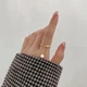 Кольцо женское с цепочкой DeKolie MM0051 медзолото - изображение 2