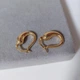 Серьги женские висячие минимализм MK1282 золотой - изображение 6