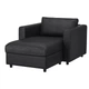 Кушетка IKEA VIMLE ВІМЛЕ, ГРАНН, Бомстад чорний, 493.067.92 - изображение 2
