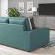 Кутовий диван 5o з шезлонгом IKEA KIVIK КІВІК, Келінге сіро-бірюзовий, 294.430.21 - изображение 7