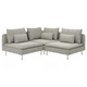 Кутовий диван IKEA SÖDERHAMN, 3-місний, Viarp бежевий, коричневий, 293.058.83 - изображение 1