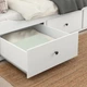 Каркас кушетки із 3 шухлядами IKEA HEMNES ХЕМНЕС, білий, 80х200 см, 903.493.26 - изображение 11