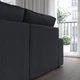 3-місний диван із кушеткою IKEA KIVIK КІВІК, Антрацит трезунд, 994.828.39 - изображение 12