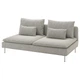 3-місна секція IKEA SÖDERHAMN, Viarp бежевий, коричневий, 893.056.15 - изображение 2