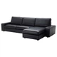 4-місний диван IKEA KIVIK КІВІК, з кушеткою, ГРАНН, Бомстад чорний, 394.431.91 - изображение 2