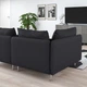 3-місний диван IKEA SÖDERHAMN, з вікритою секцією, Фрідтуна темно-сіра, 294.496.26 - изображение 5