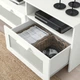 Тумба під телевізор IKEA BRIMNES БРІМНЕС, білий, 258x41x190 см, 891.843.31 - изображение 5