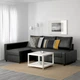 Кутовий диван-ліжко IKEA FRIHETEN ФРІХЕТЕН, Бомстад чорний, 692.168.18 - изображение 3