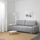 3-місний диван-ліжко IKEA GRÄLVIKEN, сірий, 703.405.67 - изображение 3
